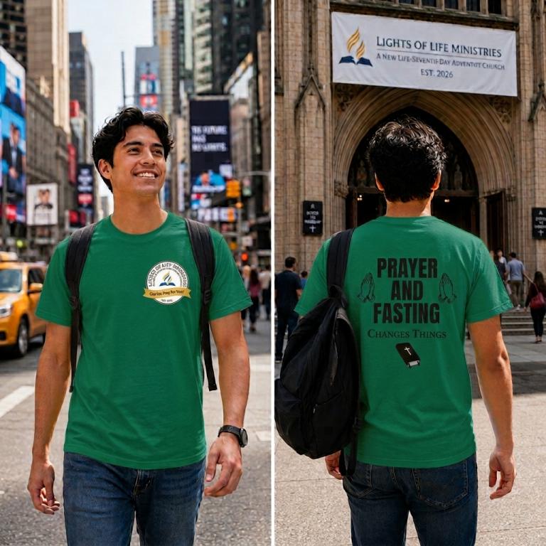 Lights Of Life Ministries Shirt in Green Look