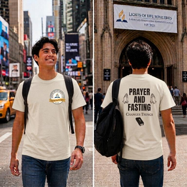 Lights Of Life Ministries Shirt in Sandy Look