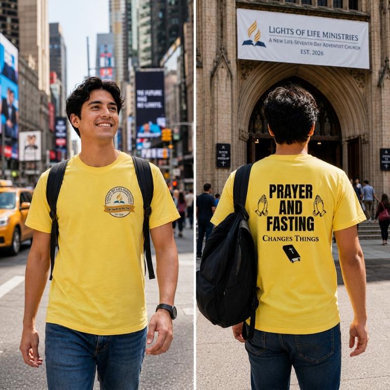 Lights Of Life Ministries Shirt in Yellow Look
